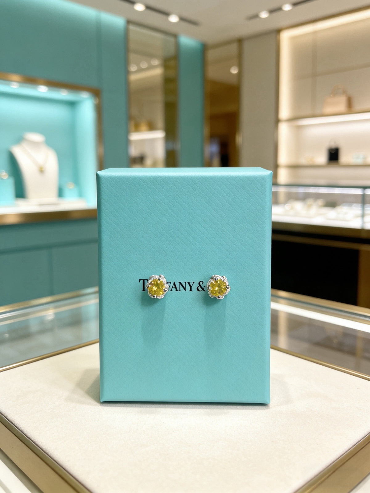 Tiffany & Co. Yellow Floral Stud Earrings - album image 9