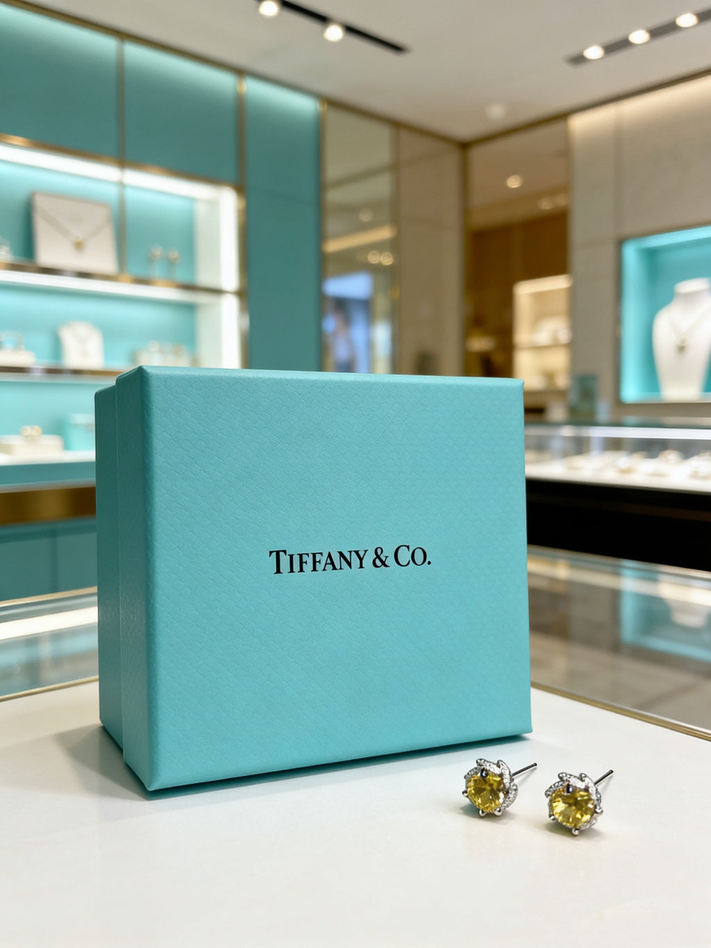 Tiffany & Co. Yellow Floral Stud Earrings - album image 7