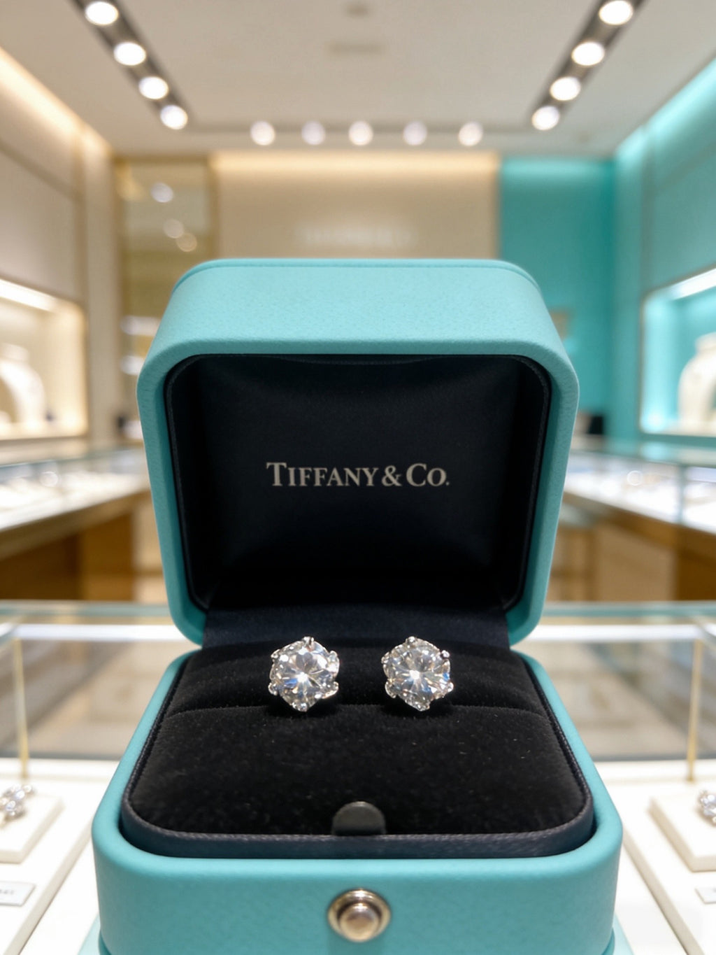 Tiffany & Co. Clear Floral Cluster Stud Earrings - album image 4