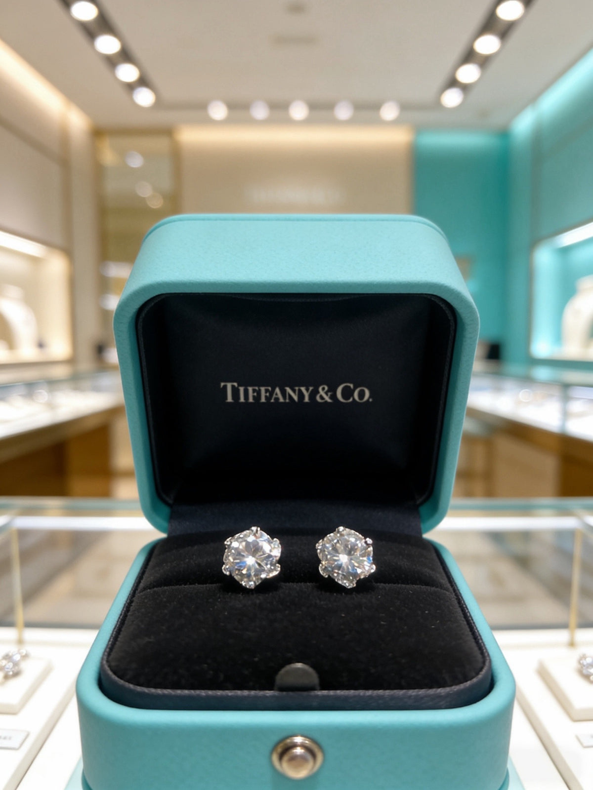 Tiffany & Co. Clear Floral Cluster Stud Earrings - album image 4