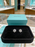 Tiffany & Co. Clear Floral Cluster Stud Earrings - album image 1