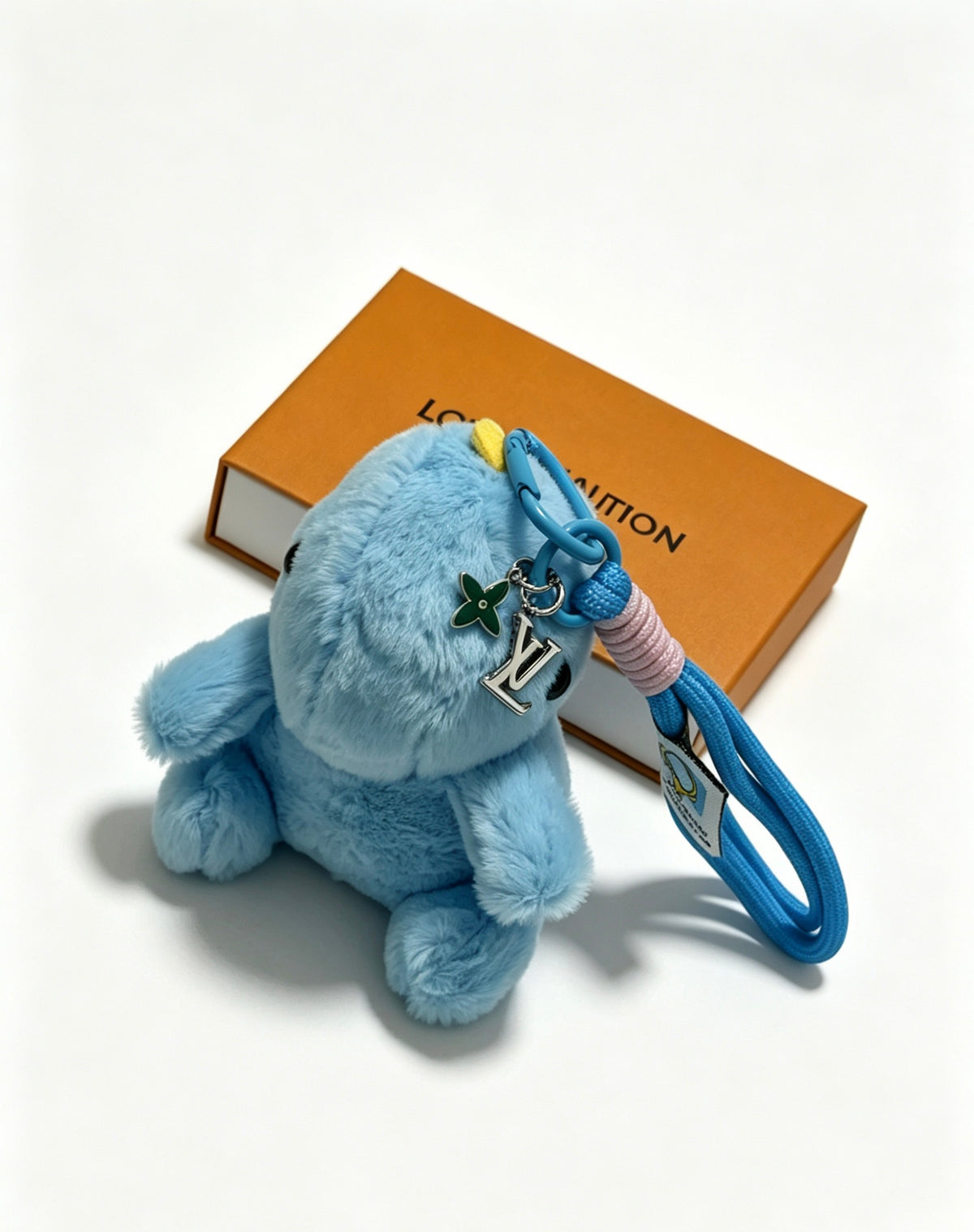 Louis Vuitton Blue Plush Dinosaur Keychain - album image 2