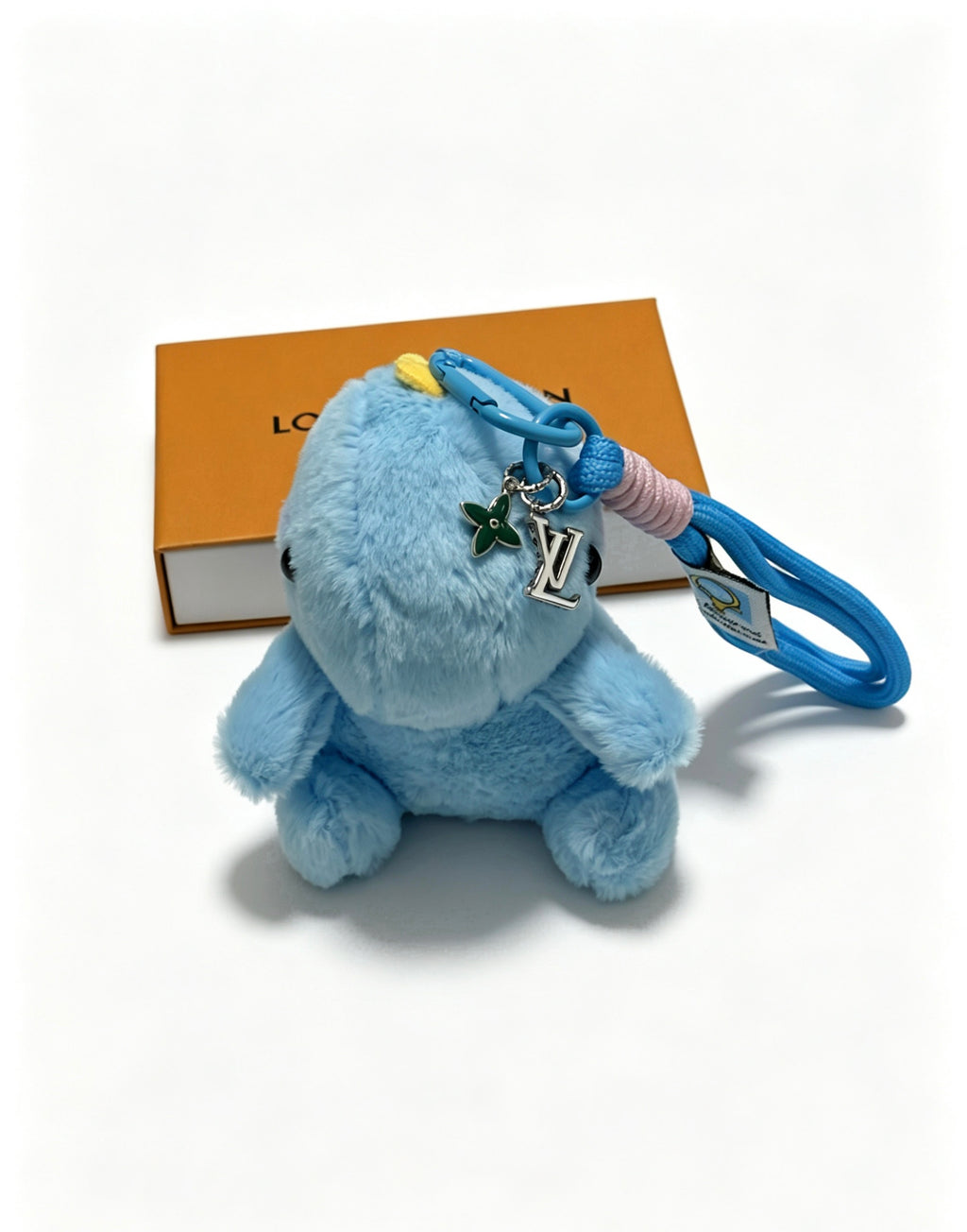 Louis Vuitton Blue Plush Dinosaur Keychain - album image 1
