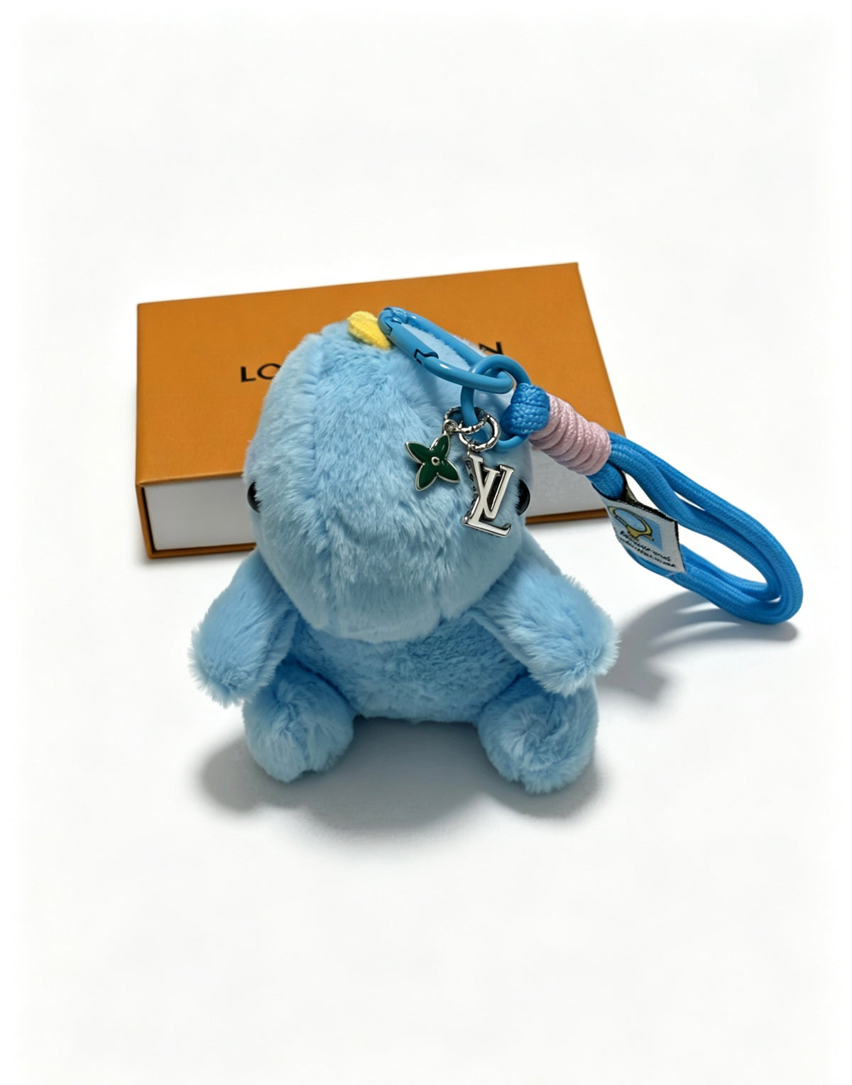 Louis Vuitton Blue Plush Dinosaur Keychain - album image 1
