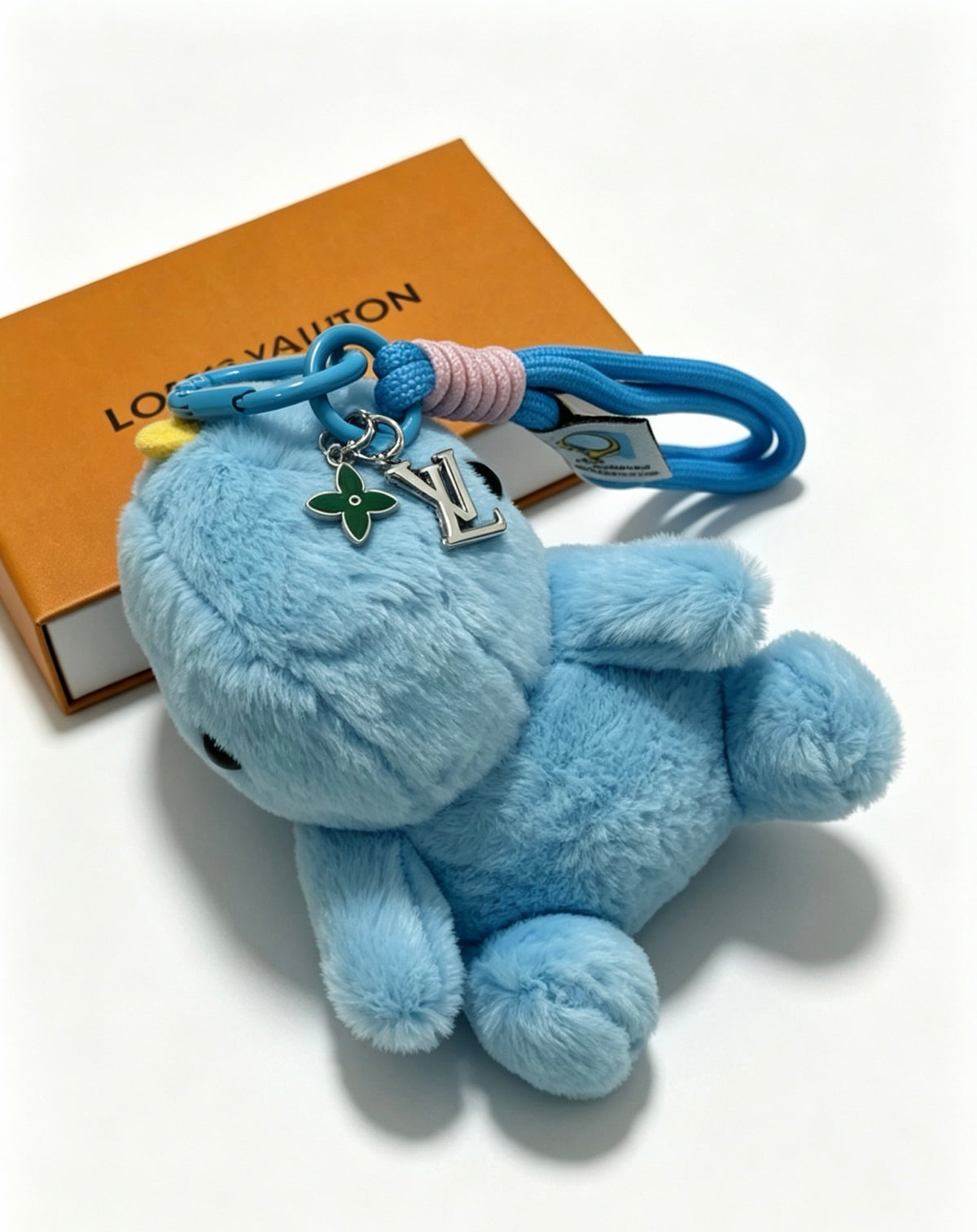 Louis Vuitton Blue Plush Dinosaur Keychain - album image 3