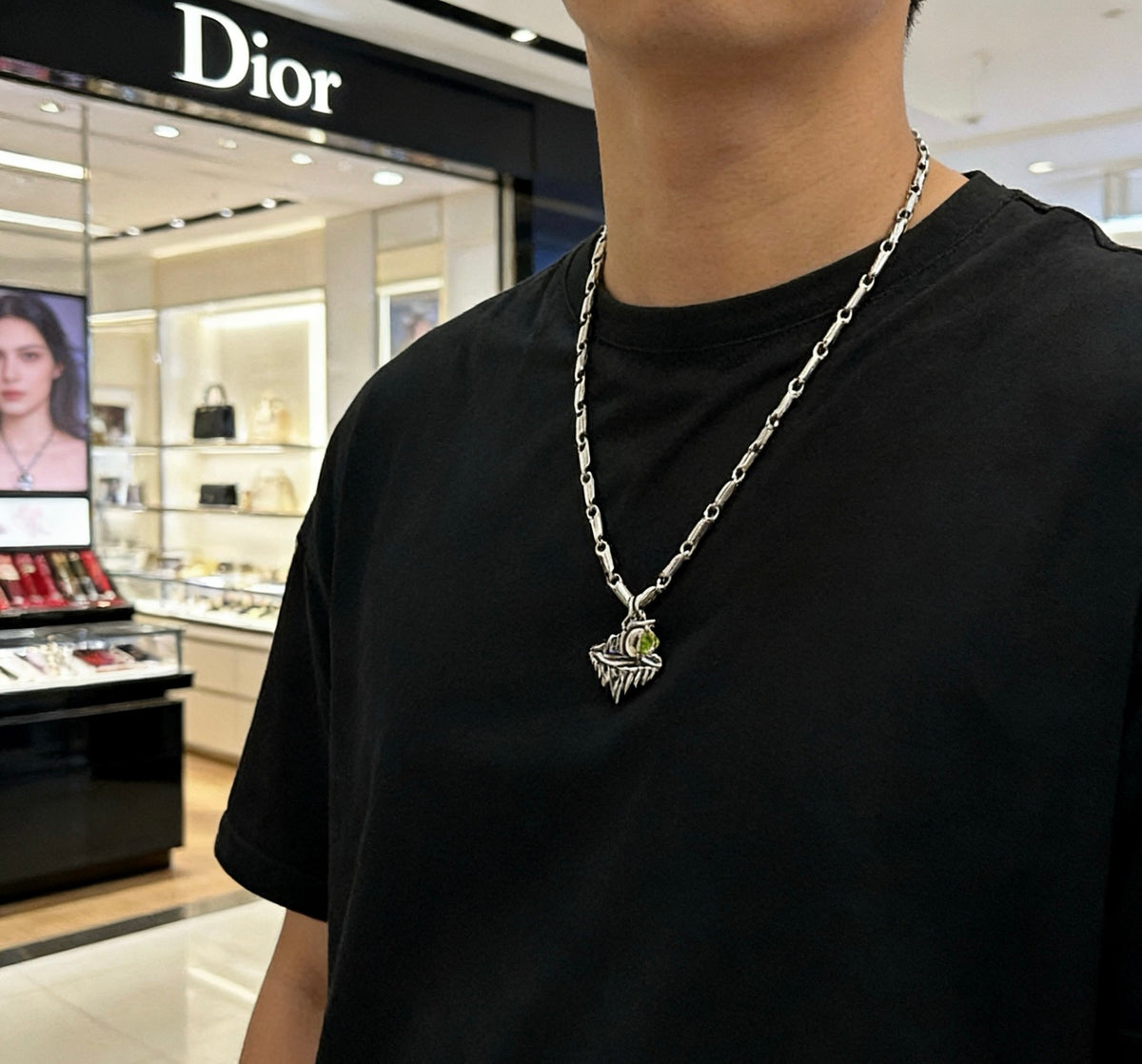 Dior Double Ornamental Pendant Necklace - product image 7