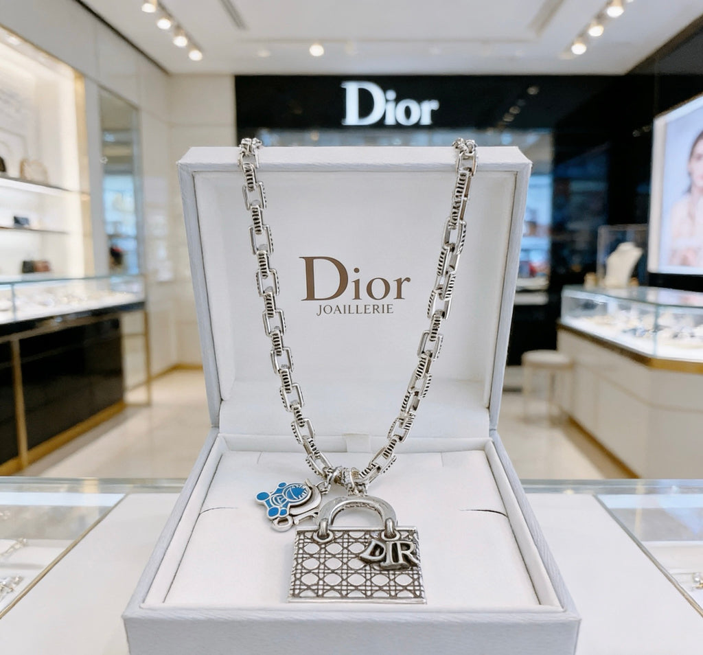 Dior Rectangular Tag Long Necklace - product image 8