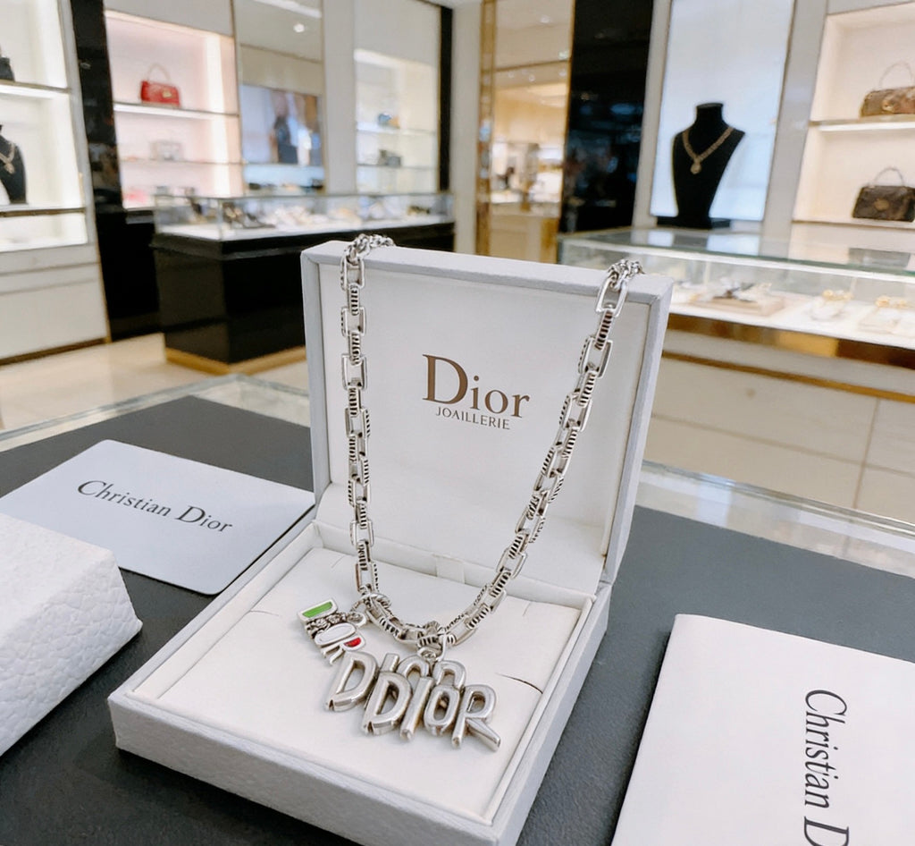 Dior Ornamental Pendant Long Chain Necklace - product image 6