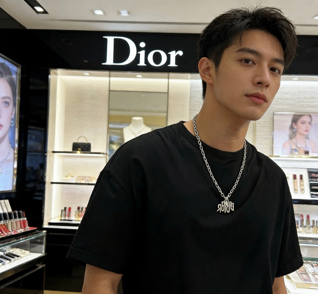 Dior Ornamental Pendant Long Chain Necklace - product image 7