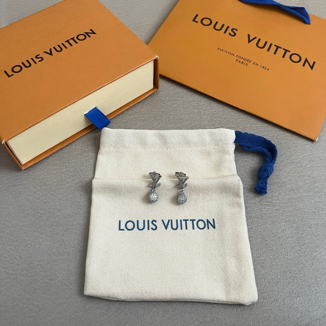 Louis Vuitton LV Letter Stud Earrings - album image 5