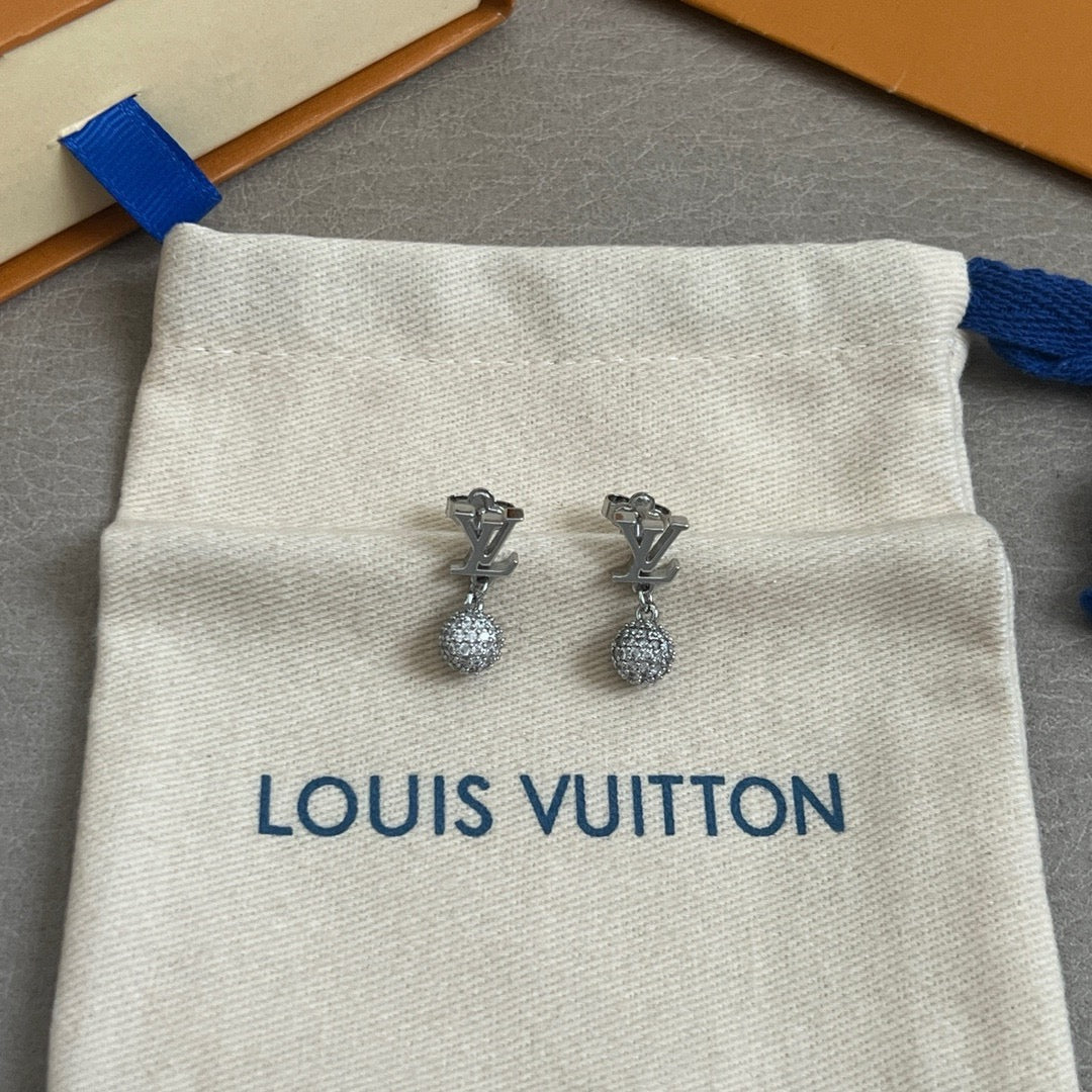 Louis Vuitton LV Letter Stud Earrings - album image 3