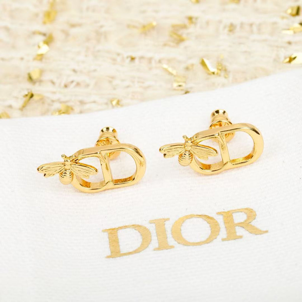 Dior Star-Accent CD Stud Earrings - product image 2