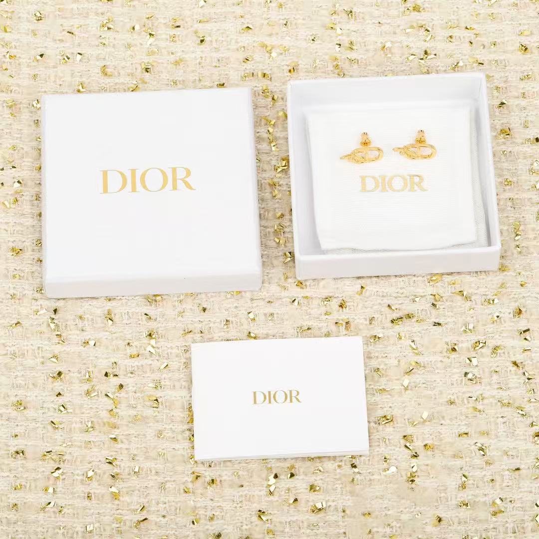 Dior Star-Accent CD Stud Earrings - product image 3
