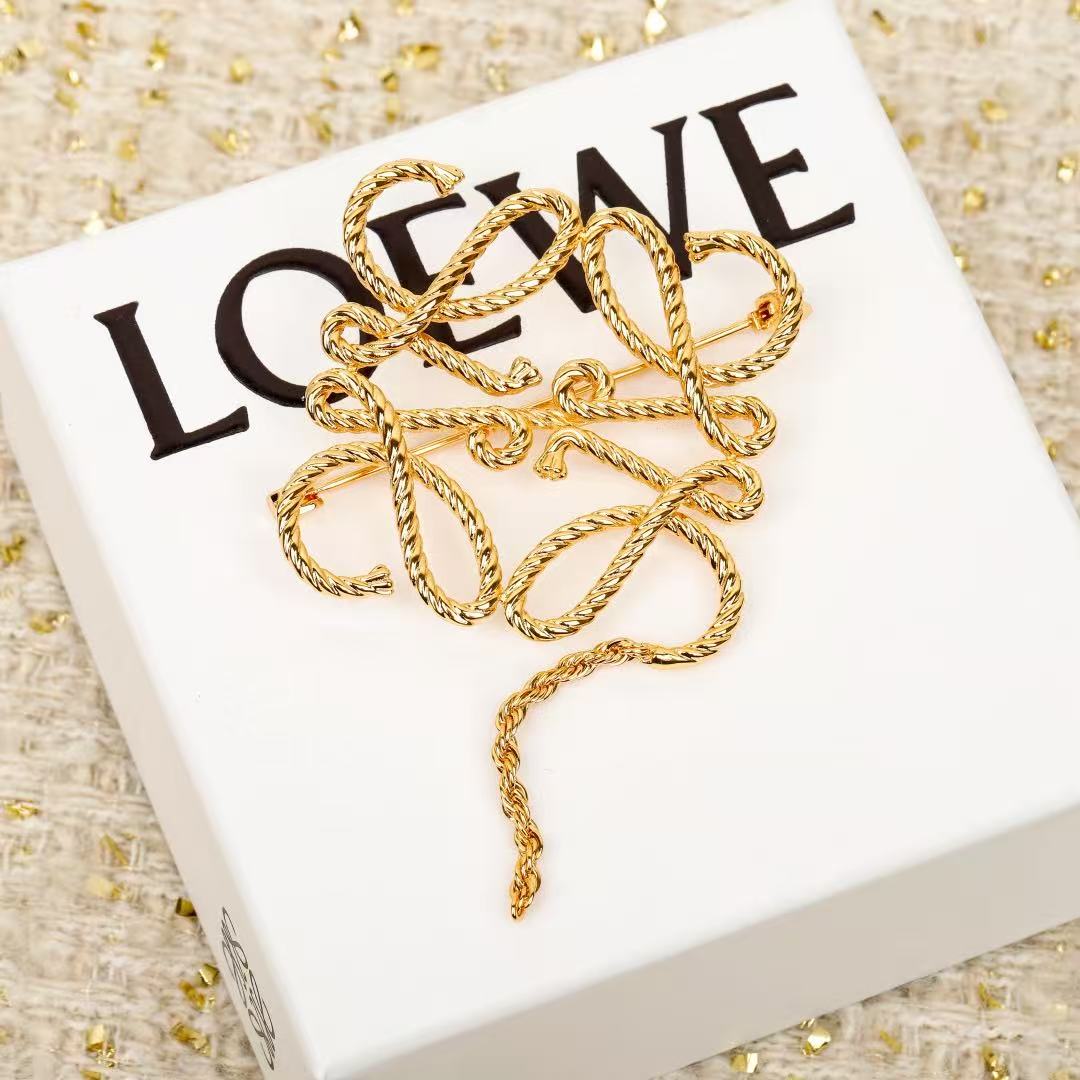 Loewe Sweeping Anagram Statement Brooch - product image 4