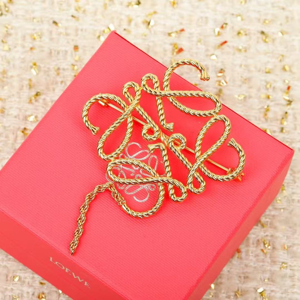 Loewe Sweeping Anagram Statement Brooch - product image 8