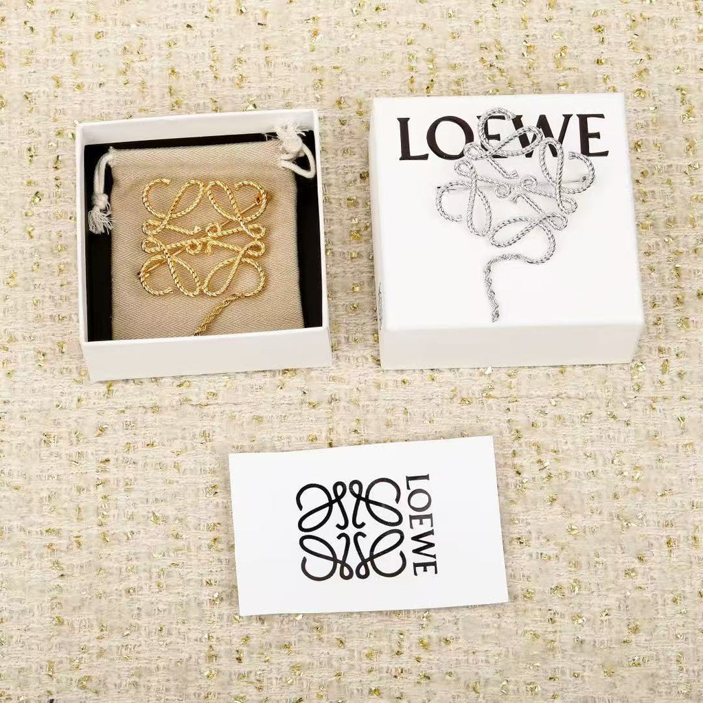 Loewe Sweeping Anagram Statement Brooch - product image 3