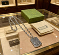 Gucci Anger Forest Interlocking G Antiqued Chain Necklace - album image 1