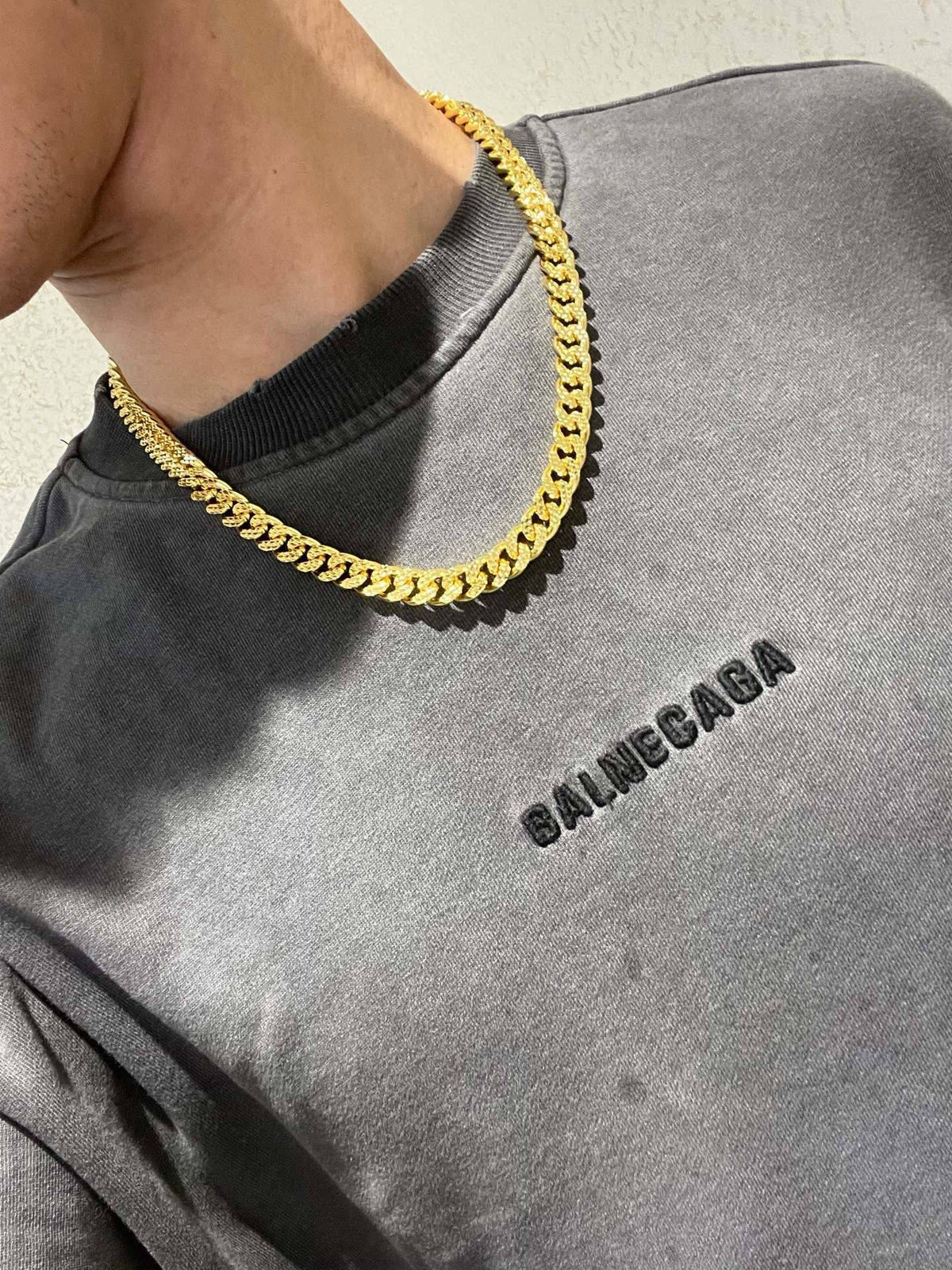 Gucci Anger Forest Interlocking G Antiqued Chain Necklace - album image 3