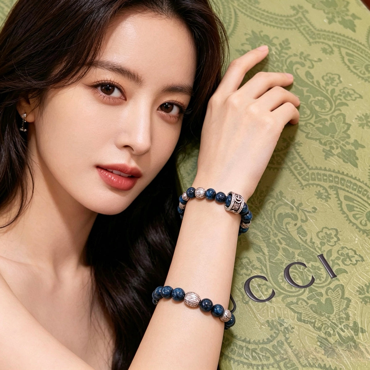 Gucci Anger Forest Interlocking G Tiger Eye Antiqued Bracelet - album image 7