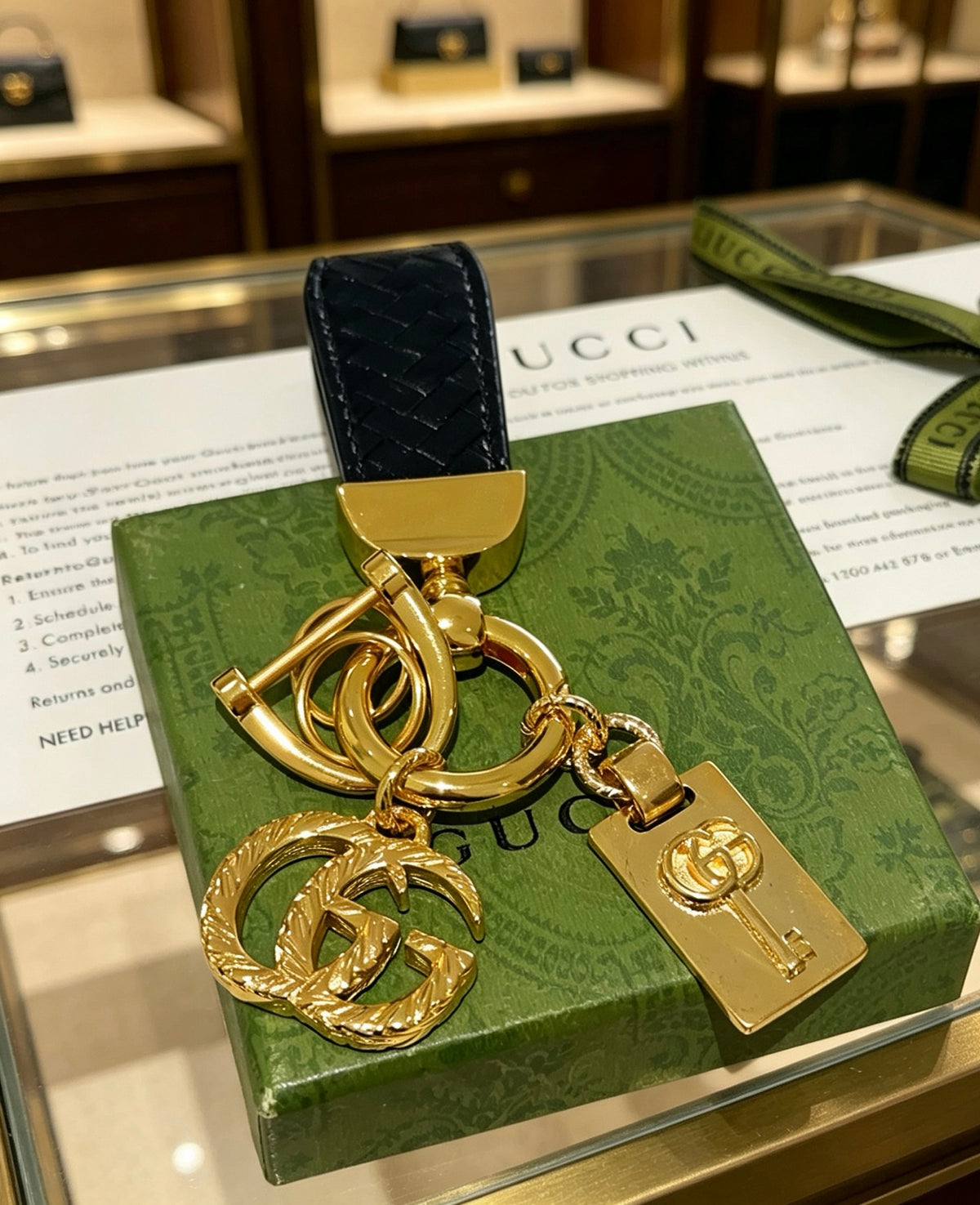 Gucci Anger Forest Interlocking G Key Keychain - album image 4