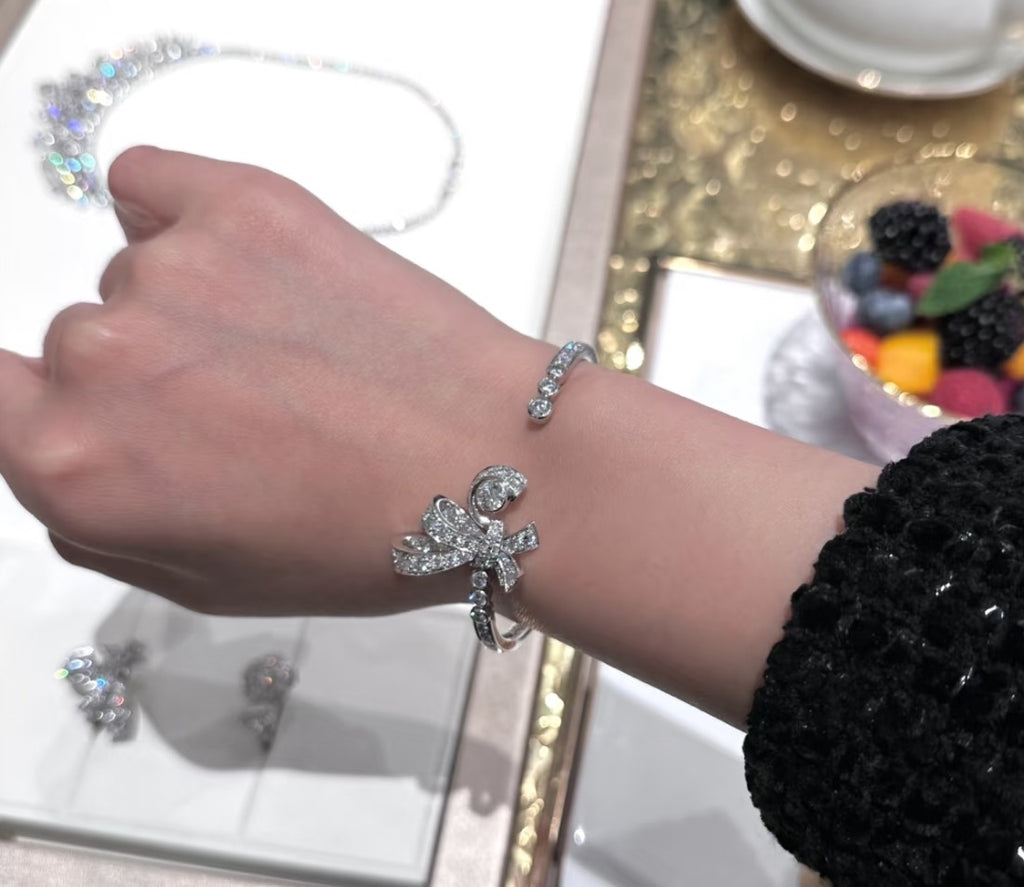 Chanel Bow Butterfly Open Bangle - album image 3