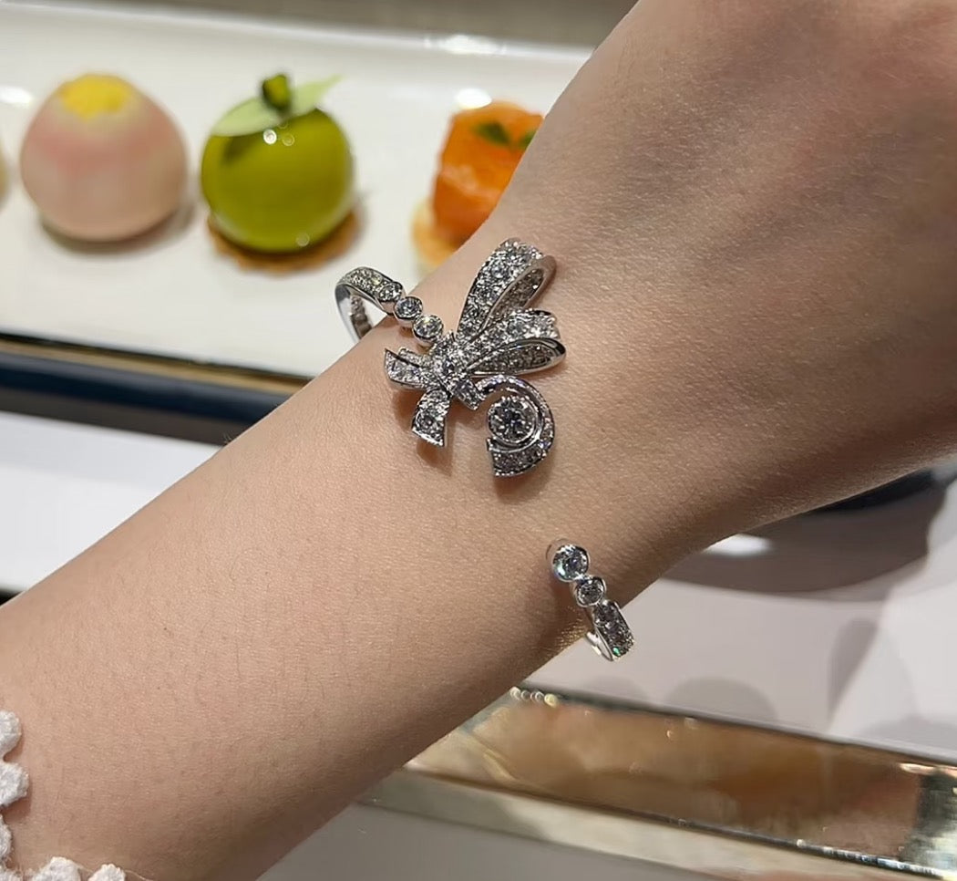Chanel Bow Butterfly Open Bangle - album image 7