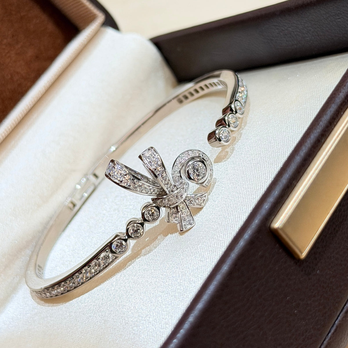 Chanel Bow Butterfly Open Bangle - album image 6