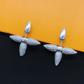 Louis Vuitton Silver-Tone Star Monogram Crystal Accent Polished Earrings - album image 1