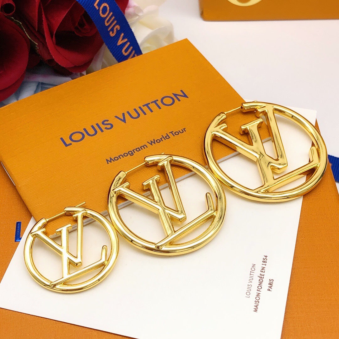 Louis Vuitton Circular Polished Earrings - album image 3