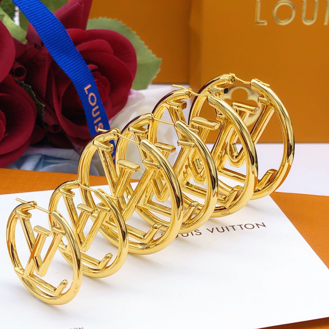 Louis Vuitton Circular Polished Earrings - album image 4