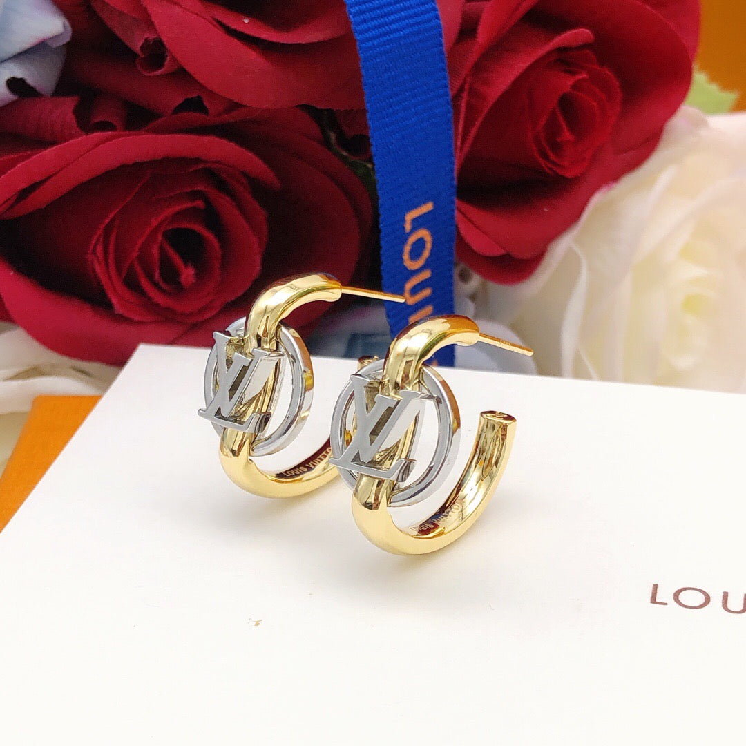 Louis Vuitton Silver-Tone Gold-Tone Earrings - album image 1