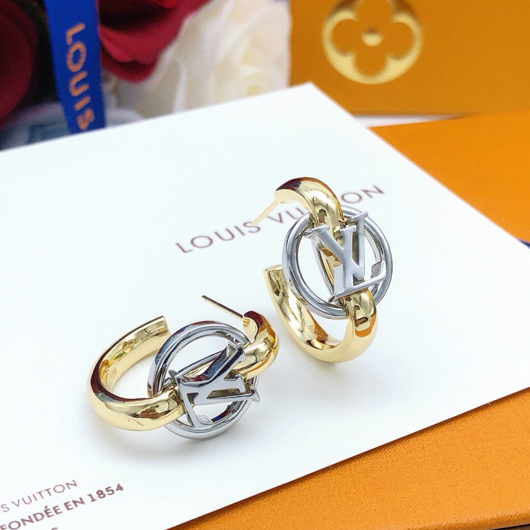 Louis Vuitton Silver-Tone Gold-Tone Earrings - album image 3
