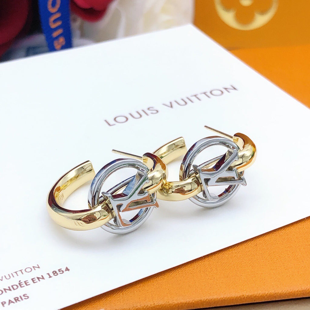 Louis Vuitton Silver-Tone Gold-Tone Earrings - album image 4