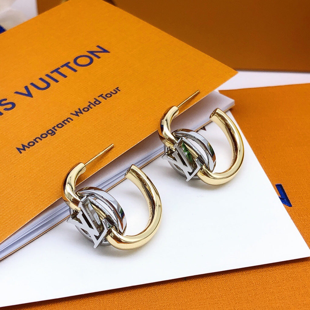 Louis Vuitton Silver-Tone Gold-Tone Earrings - album image 9