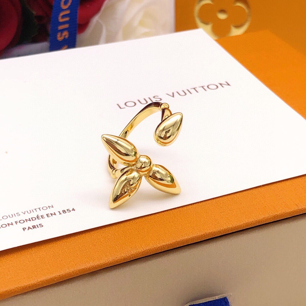 Louis Vuitton Gold-Tone Monogram Ring - album image 8