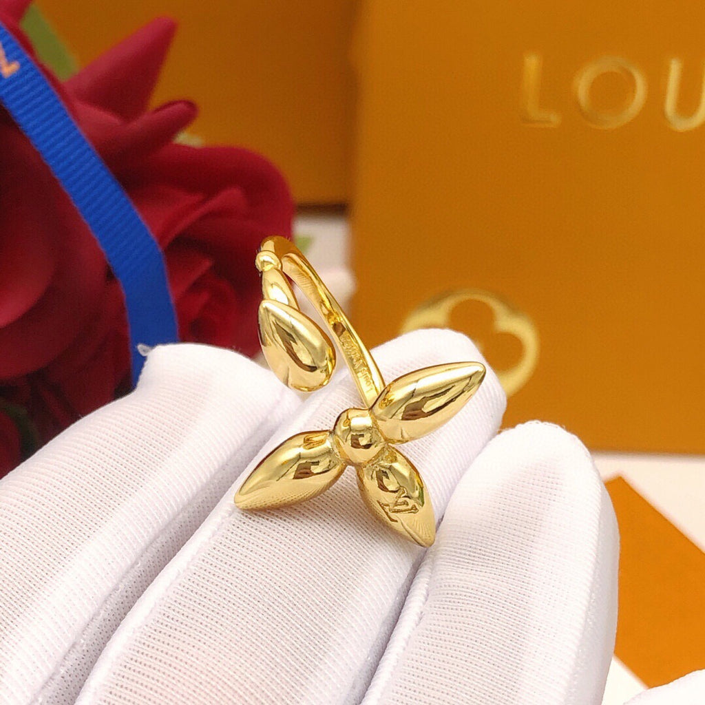 Louis Vuitton Gold-Tone Monogram Ring - album image 6