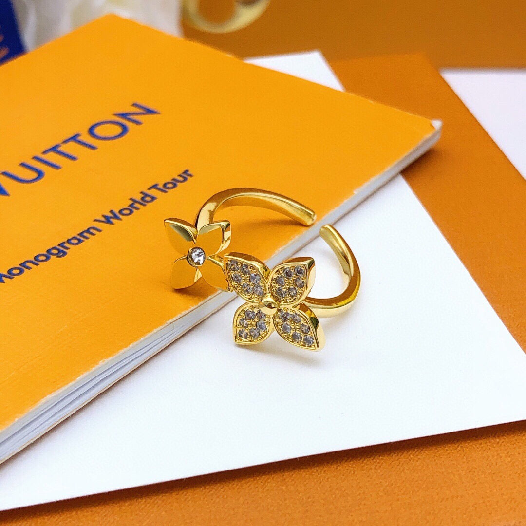 Louis Vuitton Monogram Crystal Accent Ring - album image 5