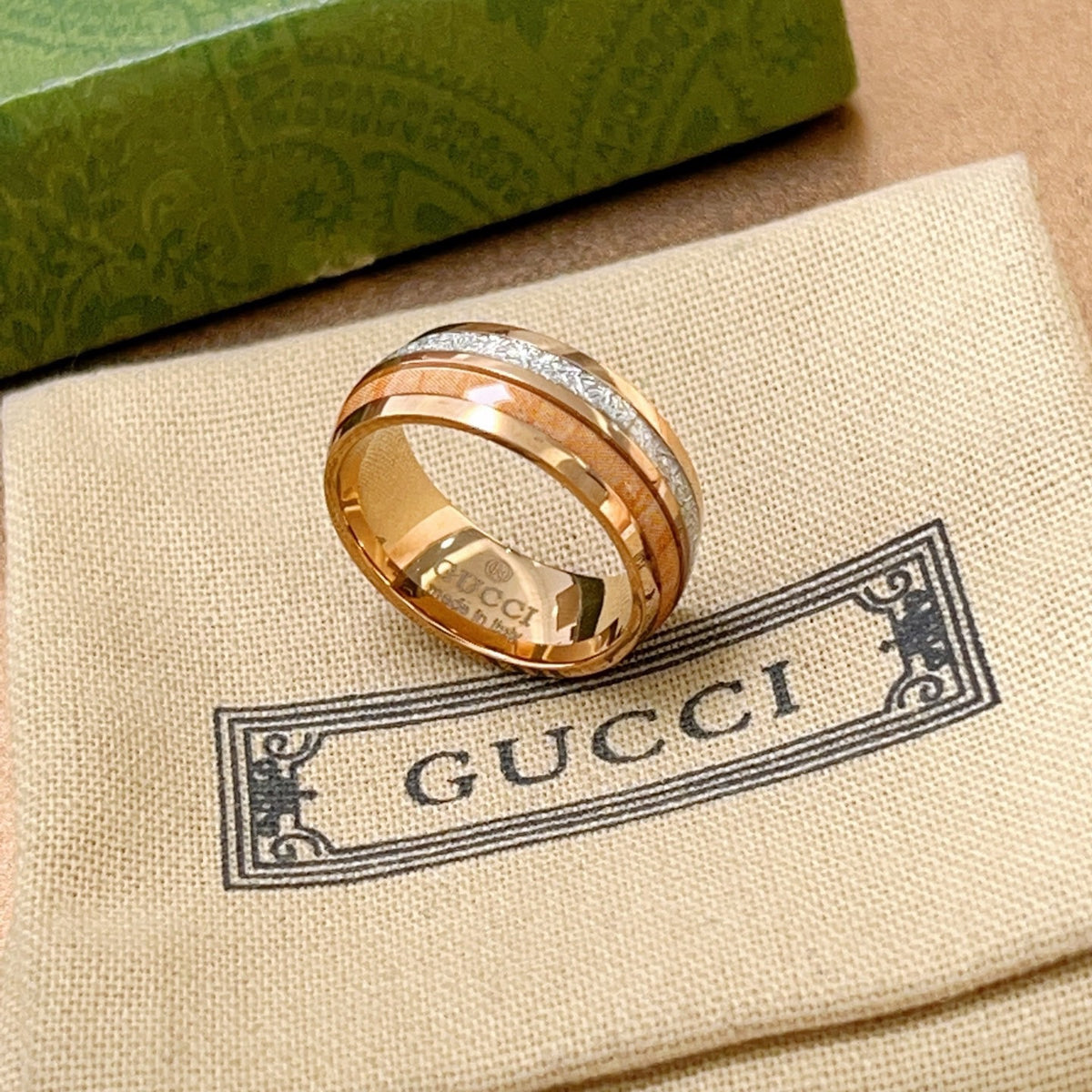 Gucci Anger Forest Interlocking G Ring - album image 7