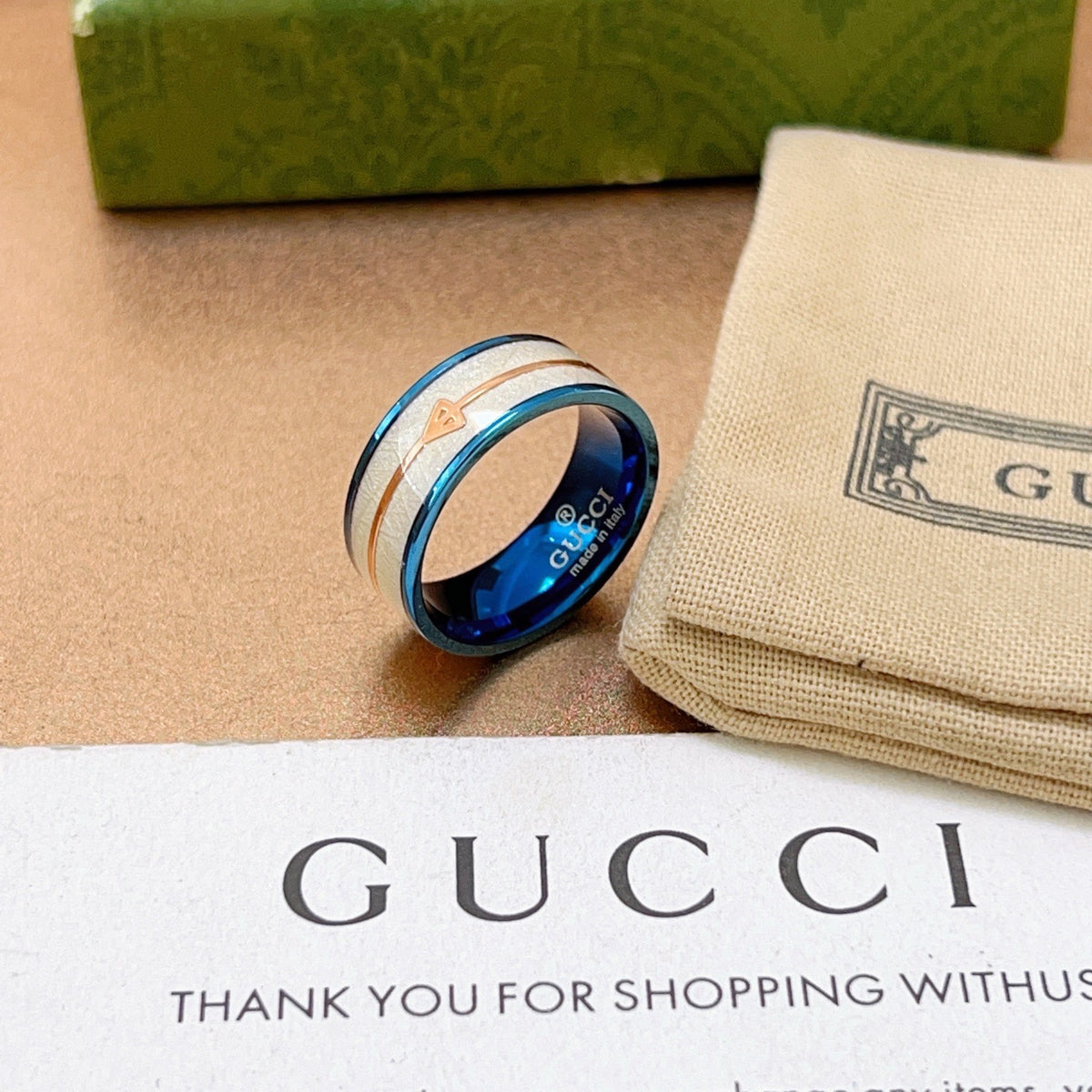 Gucci Anger Forest Interlocking G Ring - album image 7