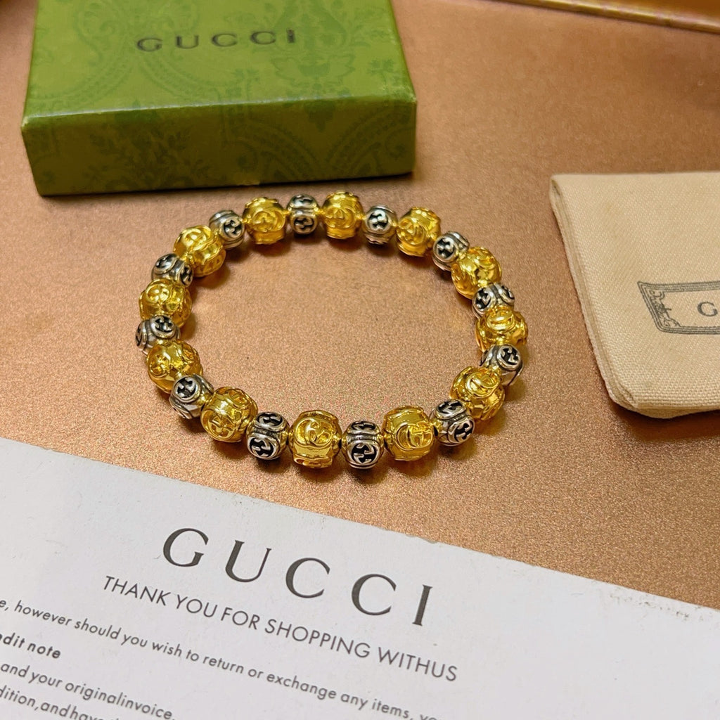 Gucci Anger Forest Interlocking G Antiqued Bracelet - album image 6