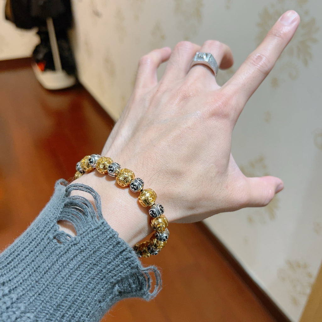 Gucci Anger Forest Interlocking G Antiqued Bracelet - album image 7