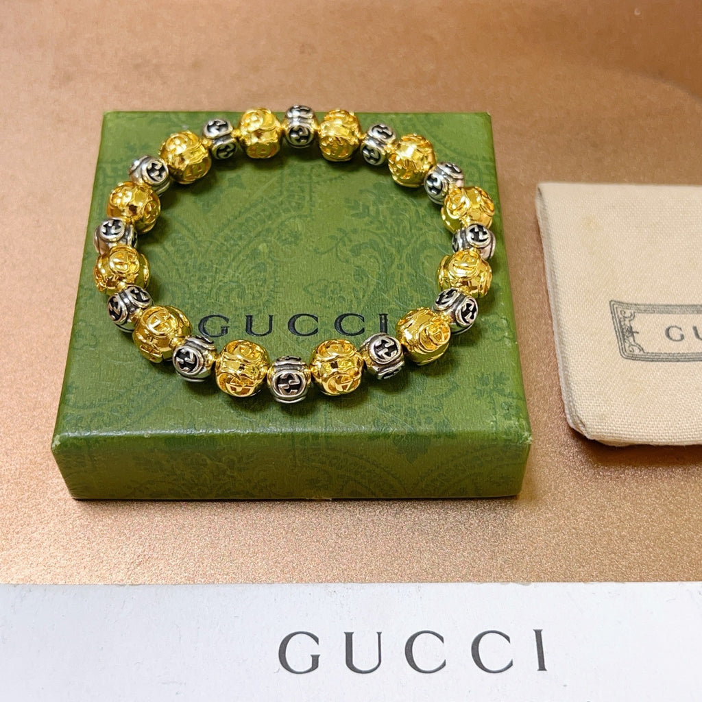Gucci Anger Forest Interlocking G Antiqued Bracelet - album image 8
