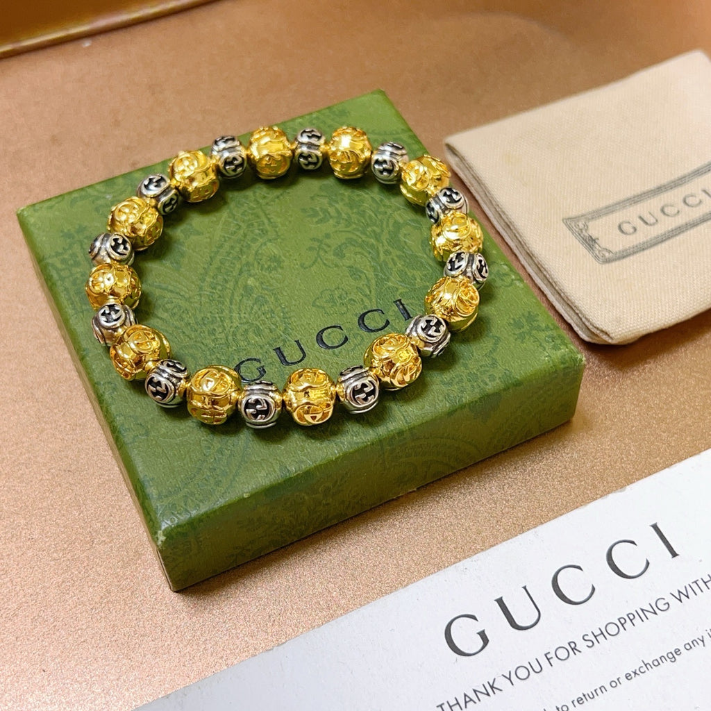 Gucci Anger Forest Interlocking G Antiqued Bracelet - album image 5