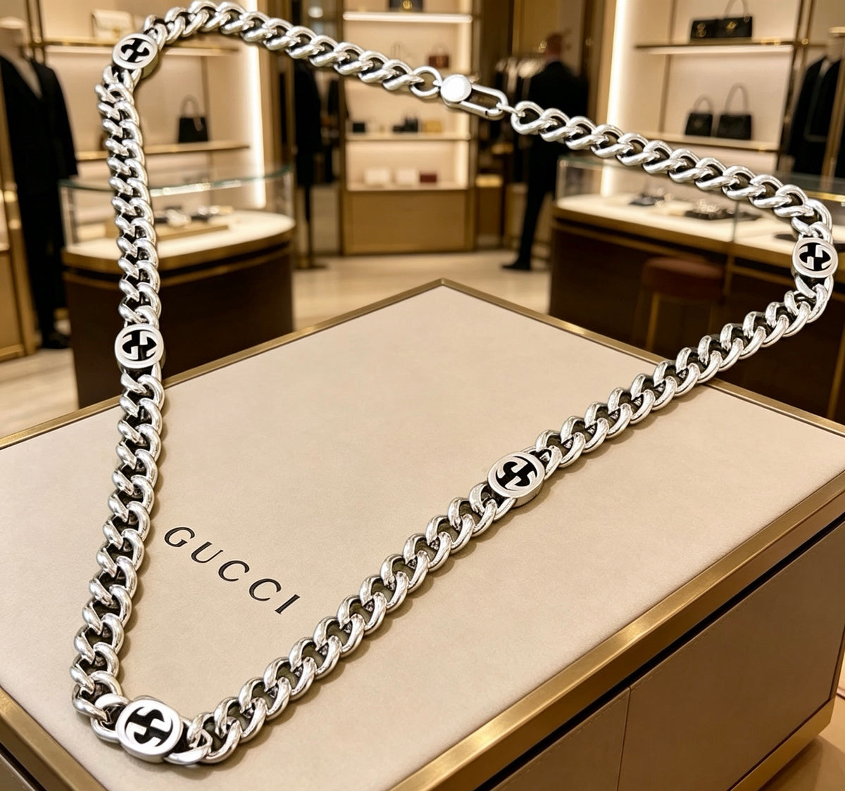 Gucci Anger Forest Antiqued Chain Necklace - album image 7