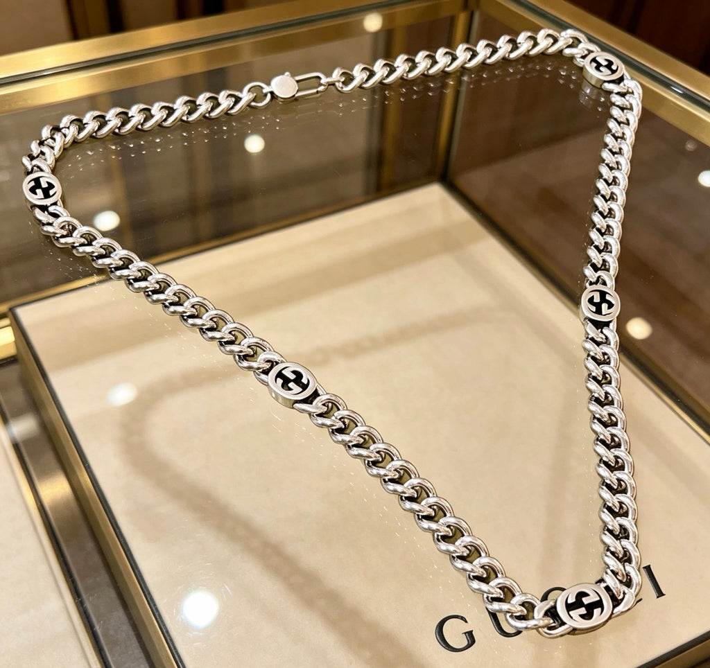 Gucci Anger Forest Antiqued Chain Necklace - album image 1