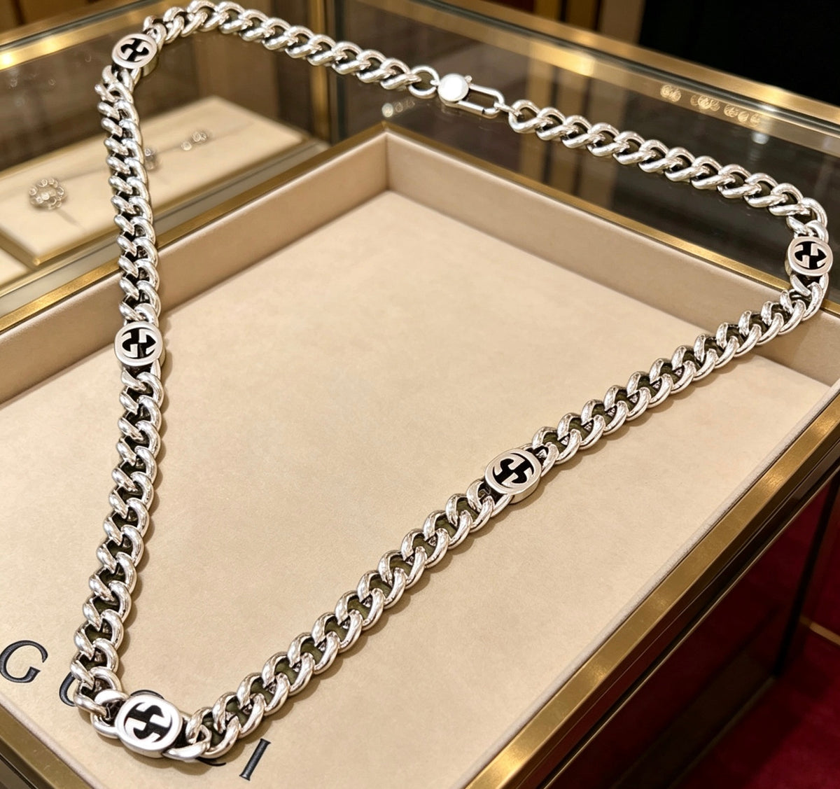 Gucci Anger Forest Antiqued Chain Necklace - album image 4