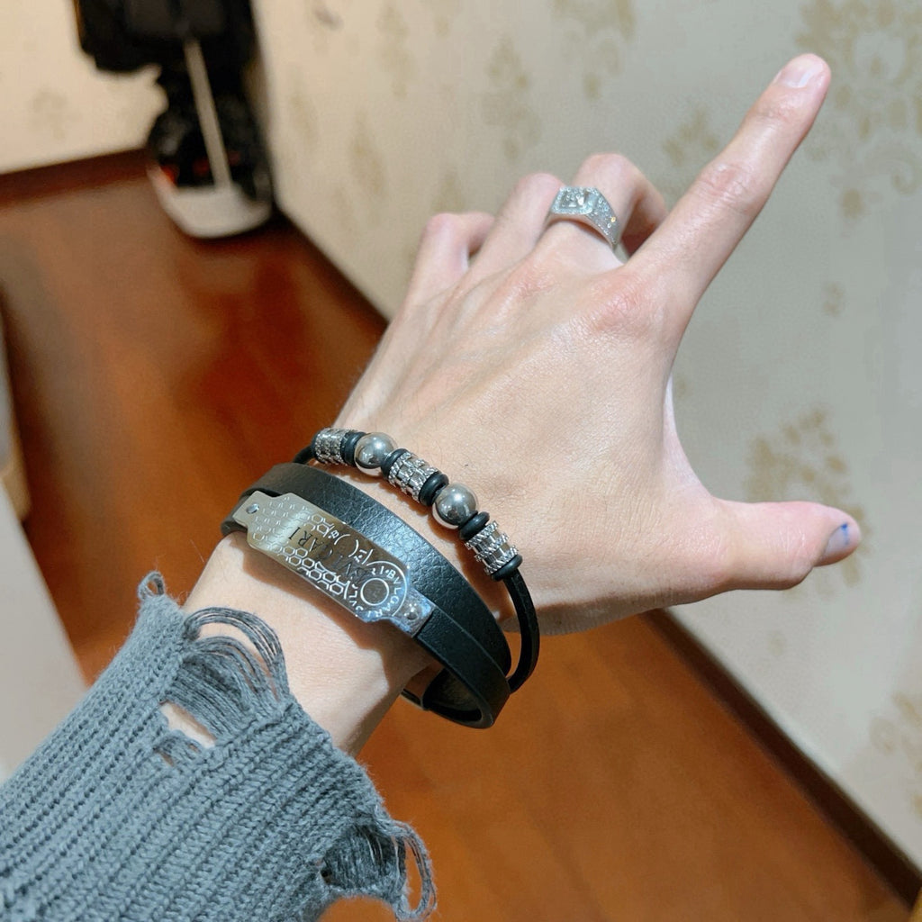 Bvlgari Black Crystal Double-Band Bracelet - album image 7