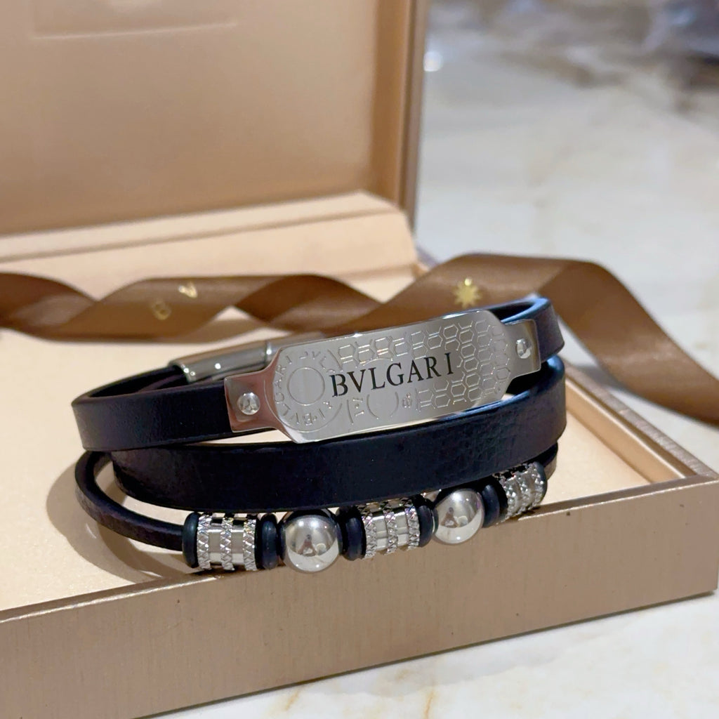 Bvlgari Black Crystal Double-Band Bracelet - album image 8