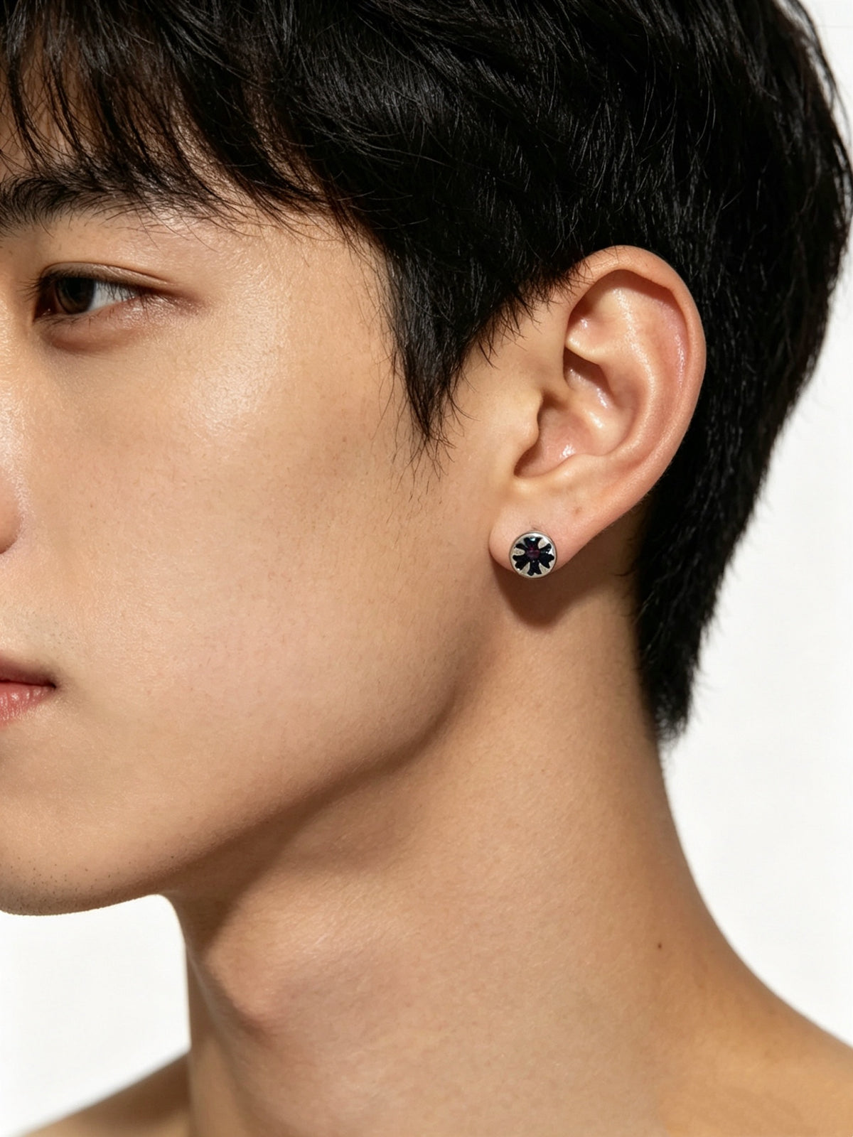 Chrome Hearts Sculpted Round Charm Earrings - album image 8