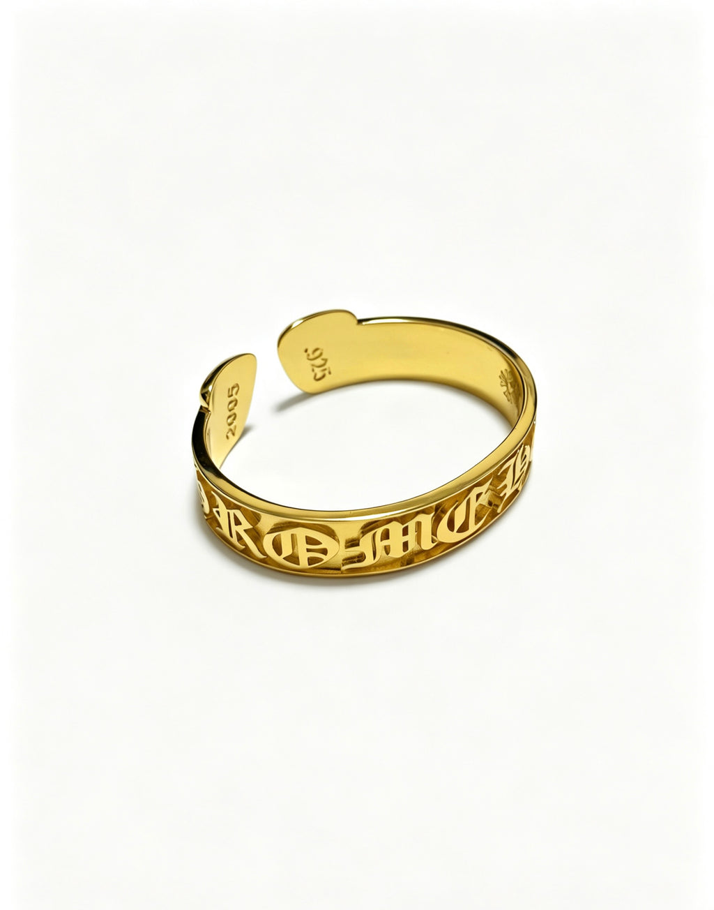 Chrome Hearts Engraved Open Cuff Bracelet - album image 5
